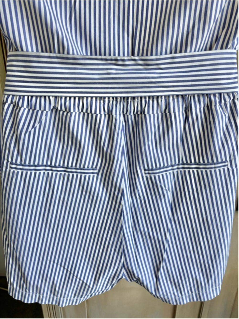 EUC Vineyard Vines Sarah Striped Romper in Ocean Reef | Sz 8 - Picture 8 of 12